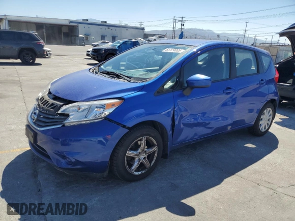 2015 Nissan Note SV with VIN 3N1CE2CP8FL440520, listed as a Copart auction lot 63129885 with 74,863 mi miles and Salvage title. Bid and sale history available at DreamBid. Image 1.