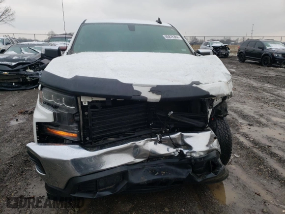 2021 Chevrolet Silverado 1500 LT with VIN 1GCRWCEK7MZ373085, listed as a Copart auction lot 85878384 with 99,971 mi miles and Salvage Title. Bid and sale history available at DreamBid. Image 5.