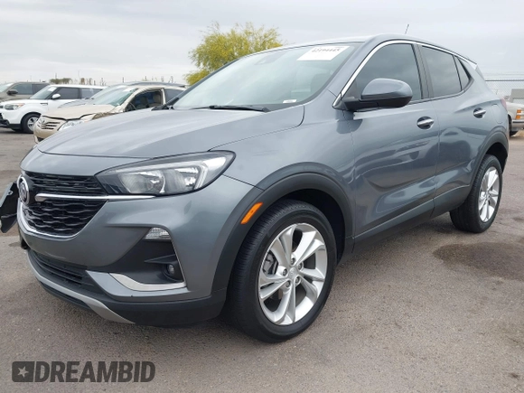 2022 Buick Encore GX Preferred with VIN KL4MMCSL8NB038063, listed as a IAAI auction lot 42194445 with 22,512 mi miles and . Bid and sale history available at DreamBid. Image 17.