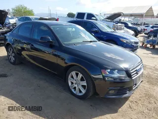 2009 Audi A4 2.0T Prem with VIN WAUJF78K19N066037, listed as a IAAI auction lot 41956442 with 92,278 mi miles. Bid and sale history available at carsss.com. Image 1.