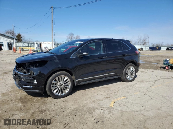 2020 Ford Edge Titanium with VIN 2FMPK4K99LBB44804, listed as a Copart auction lot 49007665 with 63,213 mi miles and Salvage Title. Bid and sale history available at carsss.com. Image 1.