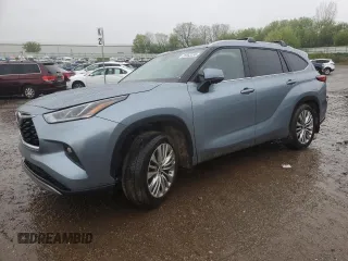 2023 Toyota Highlander L with VIN 5TDKDRBH0PS003167, listed as a Copart auction lot 55563255 with 25,796 mi miles and Salvage title. Bid and sale history available at DreamBid. Image 1.