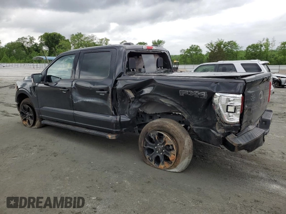2023 Ford F-150 XL z VIN 1FTFW1E52PFC97105, wystawiony jako Copart lot #62115825 z przebiegiem 27 400 mil mil oraz Szkoda całkowita • Salvage title. Historia ofert i sprzedaży dostępna na DreamBid. Obrazek 2.