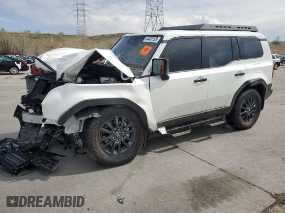 2025 Toyota Land Cruiser 1958 Edition z VIN JTEABFAJ8SK019200, wystawiony jako Copart lot #54435195 z przebiegiem Nie podano mil oraz Szkoda całkowita • Salvage title. Historia ofert i sprzedaży dostępna na DreamBid. Obrazek 1.