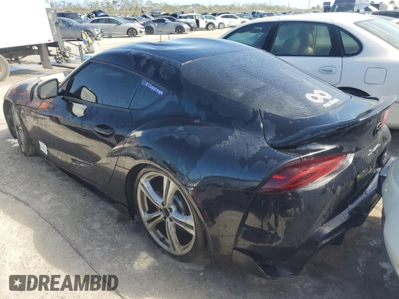 2020 Toyota GR Supra 3.0 with VIN WZ1DB4C00LW026728, listed as a Copart auction lot 76254554 with 19,815 mi miles and Non Repairable. Bid and sale history available at carsss.com. Image 2.