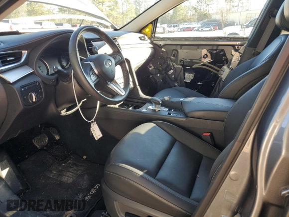 2021 Infiniti QX50 LUXE with VIN 3PCAJ5BB4MF115057, listed as a Copart auction lot 36149563 with 0 mi miles. Bid and sale history available at carsss.com. Image 7.