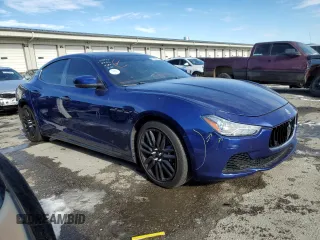 2017 Maserati Ghibli S Q4 with VIN ZAM57RTA5H1206653, listed as a Copart auction lot 81933013 with Not Provided miles. Bid and sale history available at carsss.com. Image 4.
