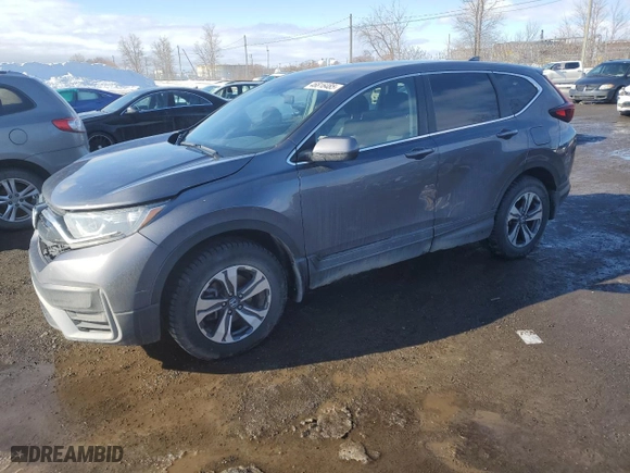 2020 Honda CR-V LX with VIN 2HKRW2H22LH240973, listed as a Copart auction lot 46816485 with 92,711 mi miles and Salvage Title. Bid and sale history available at carsss.com. Image 1.