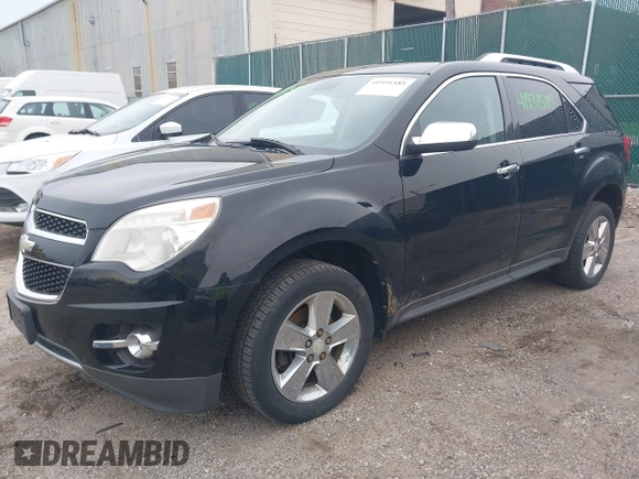 2012 Chevrolet Equinox LT w/2LT with VIN 2GNFLNEK8C6145802, listed as a IAAI auction lot 41931585 with 107,862 mi miles. Bid and sale history available at carsss.com. Image 2.
