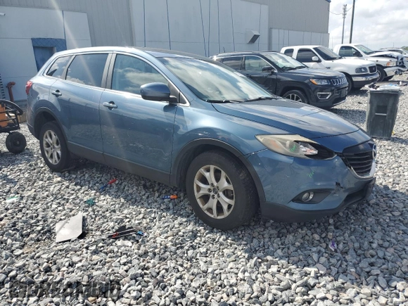 2014 Mazda CX-9 Touring with VIN JM3TB3CV2E0435343, listed as a Copart auction lot 51261995 with 143,270 mi miles and Salvage Title. Bid and sale history available at carsss.com. Image 4.