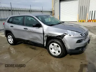 2017 Jeep Cherokee Sport with VIN 1C4PJMAB4HD220913, listed as a Copart auction lot 47193015 with 153,086 mi miles and Salvage Title. Bid and sale history available at carsss.com. Image 13.