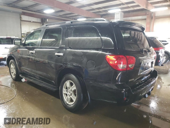 2008 Toyota Sequoia Limited with VIN 5TDBY68A48S015739, listed as a Copart auction lot 50058025 with 220,942 mi miles and Salvage Title. Bid and sale history available at DreamBid. Image 2.