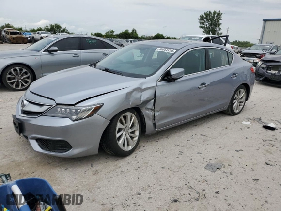 2016 Acura ILX with VIN 19UDE2F35GA000064, listed as a Copart auction lot 60633785 with 123,681 mi miles and Salvage title. Bid and sale history available at DreamBid. Image 1.