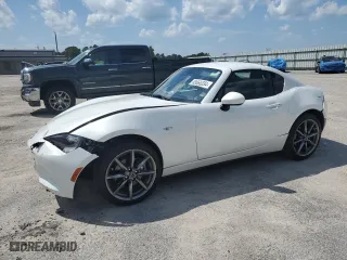 2021 Mazda MX-5 Miata RF Grand Touring with VIN JM1NDAM72M0451315, listed as a Copart auction lot 63666334 with 15,168 mi miles and Salvage Title. Bid and sale history available at carsss.com. Image 1.