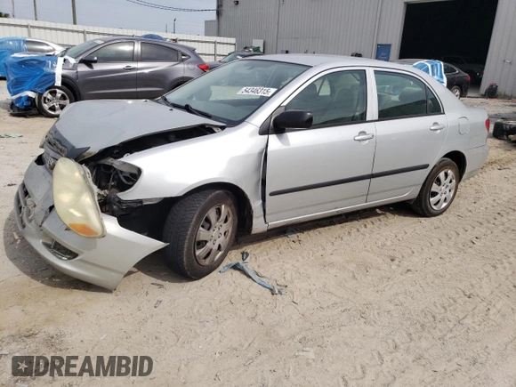 2005 Toyota Corolla CE with VIN 1NXBR32E65Z550212, listed as a Copart auction lot 54346315 with 252,260 mi miles and Salvage Title. Bid and sale history available at DreamBid. Image 1.