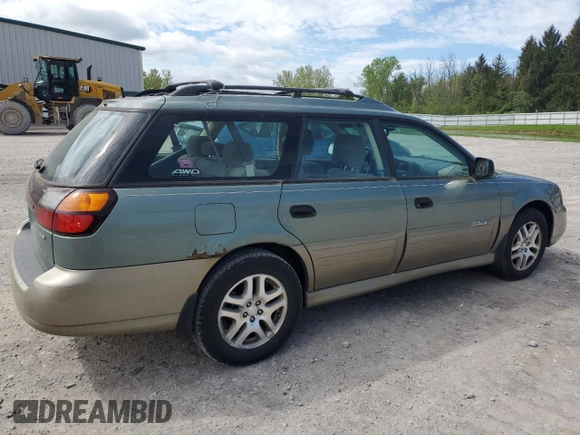 2004 Subaru Legacy Outback with VIN 4S3BH675547619079, listed as a Copart auction lot 56984745 with Not provided miles and Clean title. Bid and sale history available at DreamBid. Image 3.