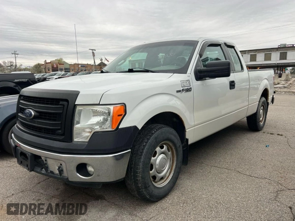 2013 Ford F-150 XL with VIN 1FTEX1CM2DFC21544, listed as a Copart auction lot 55329995 with 176,836 mi miles and Clean Title. Bid and sale history available at carsss.com. Image 2.