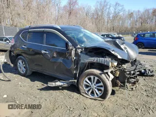 2016 Nissan Rogue SV with VIN KNMAT2MV3GP640461, listed as a Copart auction lot 49015065 with 137,372 mi miles and Salvage Title. Bid and sale history available at carsss.com. Image 4.