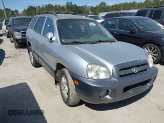 2005 Hyundai Santa Fe GLS with VIN KM8SC13D15U945622, listed as a IAAI auction lot 41722794 with 1 mi miles. Bid and sale history available at carsss.com. Image 1.