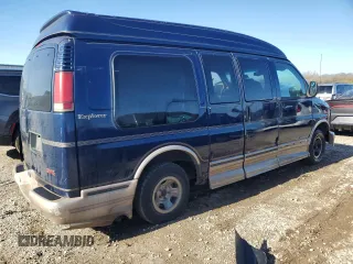 2001 GMC Savana Cargo Van YF7 Upfitter with VIN 1GDFG15R011100304, listed as a Copart auction lot 80039964 with 231,537 mi miles and Salvage Title. Bid and sale history available at carsss.com. Image 3.