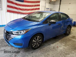 2024 Nissan Versa S with VIN 3N1CN8DV9RL872165, listed as a Copart auction lot 61195015 with 1,694 mi miles and Salvage title. Bid and sale history available at DreamBid. Image 1.