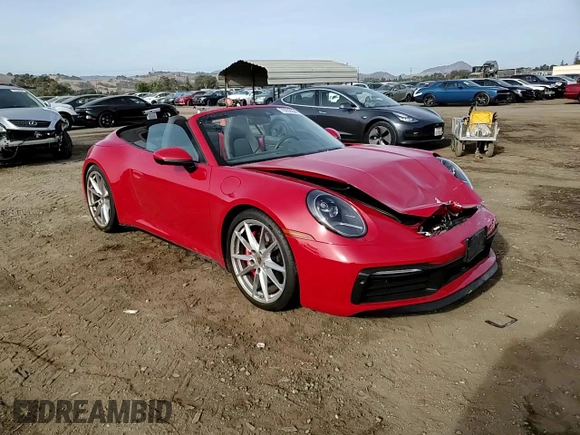 2020 Porsche 911 Carrera S with VIN WP0CB2A92LS262255, listed as a Copart auction lot 79292934 with 15,704 mi miles and Salvage Title. Bid and sale history available at carsss.com. Image 10.