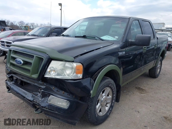 2004 Ford F-150 XLT with VIN 1FTPW14534KB58335, listed as a IAAI auction lot 41863669 with 99,980 mi miles. Bid and sale history available at carsss.com. Image 2.