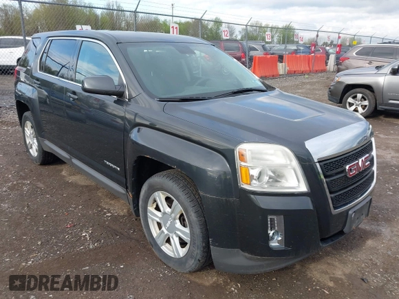 2014 GMC Terrain SLE with VIN 2GKFLVEK2E6277552, listed as a IAAI auction lot 42136511 with 124,804 mi miles. Bid and sale history available at carsss.com. Image 1.