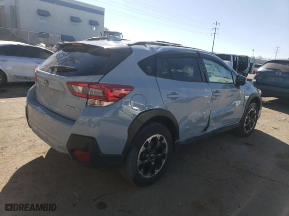 2021 Subaru Crosstrek Premium with VIN JF2GTAPCXMH380632, listed as a Copart auction lot 46456455 with 53,571 mi miles and Salvage Title. Bid and sale history available at carsss.com. Image 3.