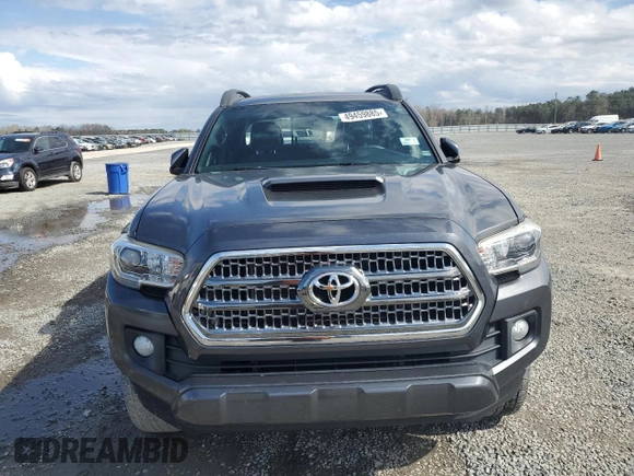 2017 Toyota Tacoma SR5 with VIN 3TMDZ5BNXHM032959, listed as a Copart auction lot 49459885 with 27,158 mi miles and Salvage Title. Bid and sale history available at carsss.com. Image 5.