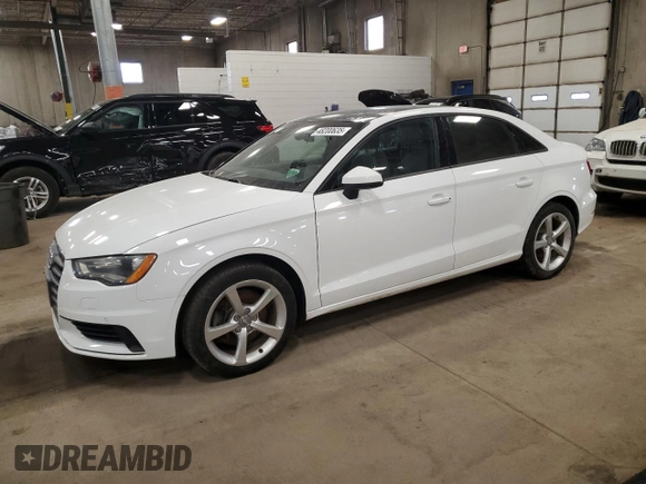 2016 Audi A3 2.0T Premium with VIN WAUB8GFF9G1043856, listed as a Copart auction lot 48200635 with 74,051 mi miles and Salvage Title. Bid and sale history available at carsss.com. Image 1.