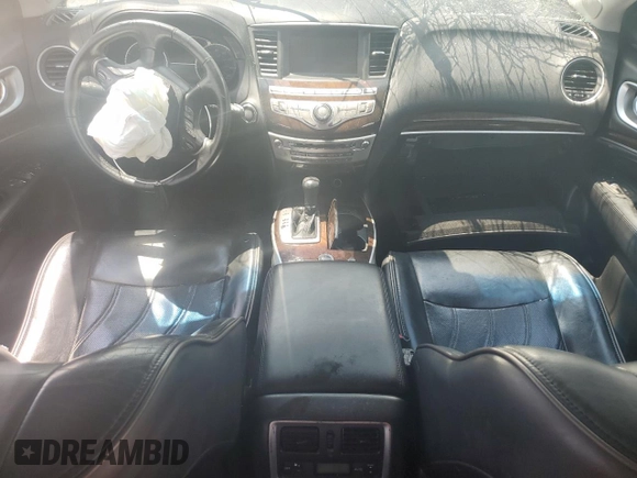 2015 Infiniti QX60 z VIN 5N1AL0MM3FC553463, wystawiony jako Copart lot #61921575 z przebiegiem Nie podano mil oraz Szkoda całkowita • Salvage title. Historia ofert i sprzedaży dostępna na DreamBid. Obrazek 8.