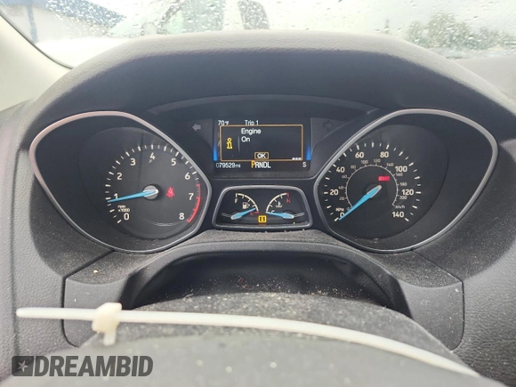 2016 Ford Focus SE z VIN 1FADP3F21GL262289, wystawiony jako Copart lot #60318515 z przebiegiem 79 529 mil mil oraz Szkoda całkowita • Salvage title. Historia ofert i sprzedaży dostępna na DreamBid. Obrazek 9.