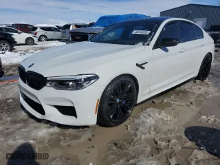 2019 BMW M5 Competition with VIN WBSJF0C51KB447883, listed as a Copart auction lot 42544553 with NaN miles. Bid and sale history available at carsss.com. Image 1.