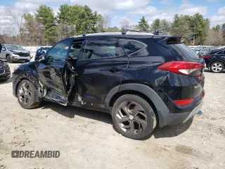 2018 Hyundai Tucson Sport z VIN KM8J3CAL5JU792853, wystawiony jako Copart lot #53030245 z przebiegiem 84 306 mil mil oraz Szkody całkowita. Historia ofert i sprzedaży dostępna na DreamBid. Obrazek 2.