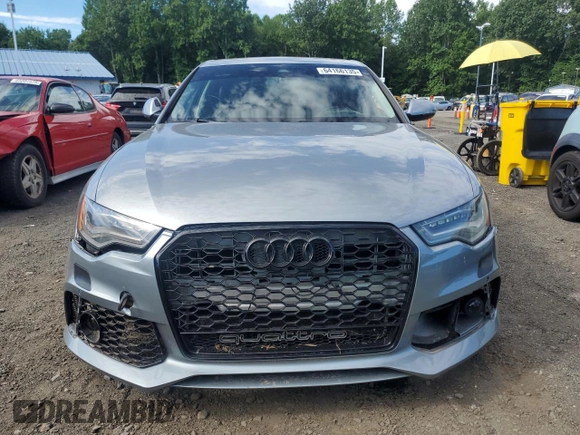 2015 Audi A6 Prestige with VIN WAUHGAFC2FN012777, listed as a Copart auction lot 64166135 with 99,280 mi miles and Salvage title. Bid and sale history available at DreamBid. Image 5.