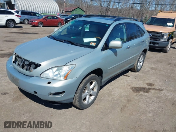 2008 Lexus RX with VIN 2T2HK31U98C071341, listed as a IAAI auction lot 41829229 with 166,031 mi miles. Bid and sale history available at carsss.com. Image 2.