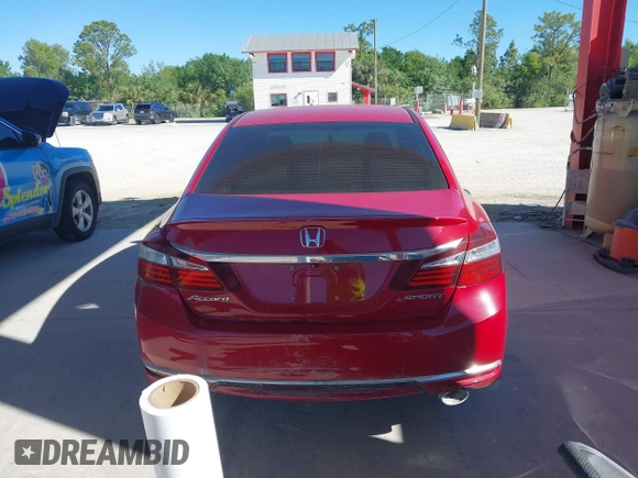 2016 Honda Accord Sport with VIN 1HGCR2F55GA137054, listed as a IAAI auction lot 41758711 with 106,922 mi miles and . Bid and sale history available at DreamBid. Image 16.
