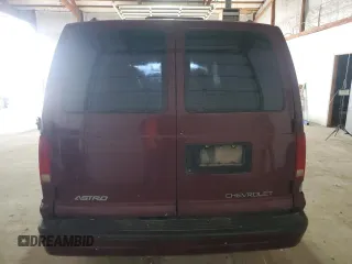 2002 Chevrolet Astro with VIN 1GNDM19X22B104337, listed as a Copart auction lot 47881855 with 209,472 mi miles and Salvage Title. Bid and sale history available at carsss.com. Image 6.