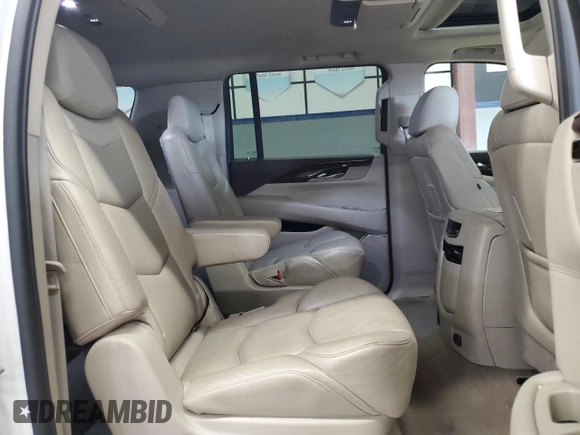2016 Cadillac Escalade ESV Premium Collection with VIN 1GYS4JKJ9GR477678, listed as a Copart auction lot 52886535 with 161,722 mi miles and Salvage title. Bid and sale history available at DreamBid. Image 11.