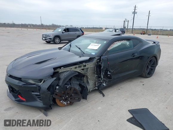 2018 Chevrolet Camaro 2SS with VIN 1G1FH1R73J0106896, listed as a IAAI auction lot 41236059 with 77,406 mi miles and . Bid and sale history available at DreamBid. Image 16.