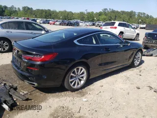 2020 BMW 8 Series 840i with VIN WBAAE4C03LBP64004, listed as a Copart auction lot 48165253 with 32,375 mi miles. Bid and sale history available at carsss.com. Image 3.