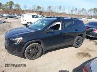 2021 GMC Terrain SLE with VIN 3GKALTEV9ML322053, listed as a IAAI auction lot 41781415 with 18,734 mi miles and . Bid and sale history available at carsss.com. Image 14.