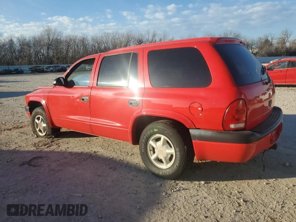 2000 Dodge Durango z VIN 1B4HR28Y1YF145875, wystawiony jako Copart lot #87317464 z przebiegiem Nie podano mil oraz Czysty tytuł • Clean title. Historia ofert i sprzedaży dostępna na DreamBid. Obrazek 2.