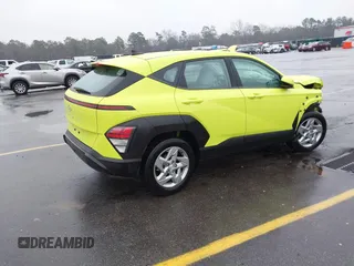2024 Hyundai Kona SE with VIN KM8HA3AB2RU047730, listed as a IAAI auction lot 41405548 with 8,380 mi miles. Bid and sale history available at carsss.com. Image 4.