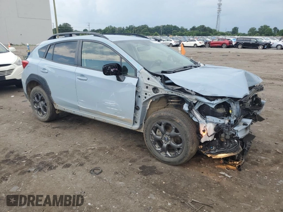 2021 Subaru Crosstrek Special Sports with VIN JF2GTHRC2MH257848, listed as a Copart auction lot 63746235 with 45,797 mi miles and Salvage title. Bid and sale history available at DreamBid. Image 4.