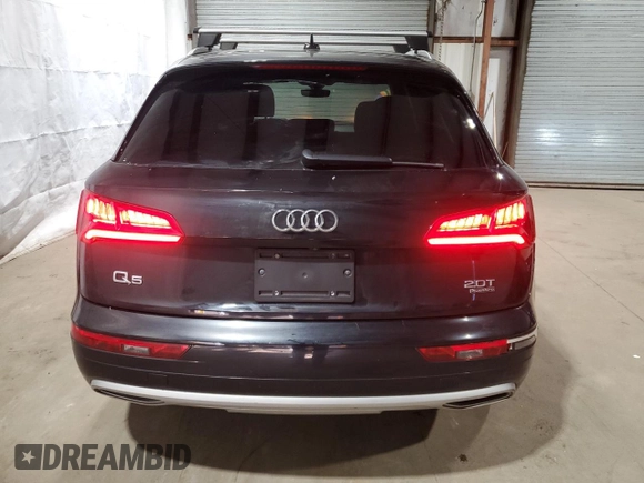 2018 Audi Q5 Premium with VIN WA1ANAFY0J2130983, listed as a Copart auction lot 43253715 with 58,158 mi miles and Clean Title. Bid and sale history available at carsss.com. Image 6.