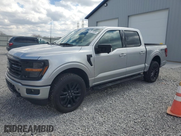 2024 Ford F-150 XLT with VIN 1FTEW3LP1RFB36162, listed as a Copart auction lot 50178285 with 2,118 mi miles and Salvage Title. Bid and sale history available at carsss.com. Image 1.