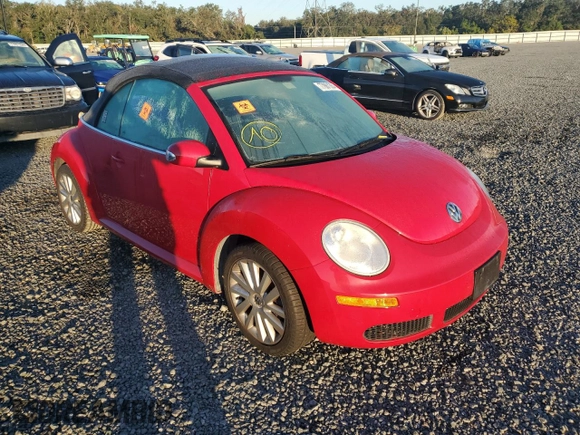 2009 Volkswagen Beetle S with VIN 3VWRF31Y59M410019, listed as a Copart auction lot 77861384 with Not provided miles and Salvage title. Bid and sale history available at DreamBid. Image 4.