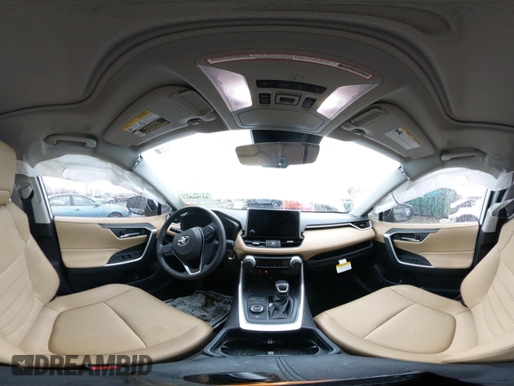 2023 Toyota RAV4 Hybrid XLE Premium with VIN JTMB6RFV4PD114763, listed as a IAAI auction lot 41766812 with 6,768 mi miles. Bid and sale history available at carsss.com. Image 19.